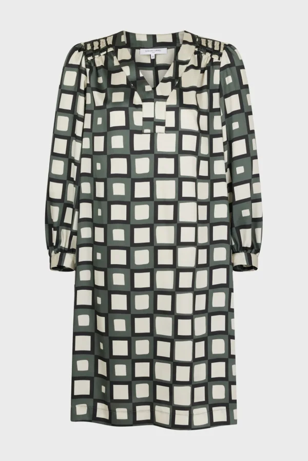 Best Sale Mini dress with geometric print - SASKIA Dresses