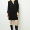Outlet Mini dress with jewel collar - STERNA Dresses