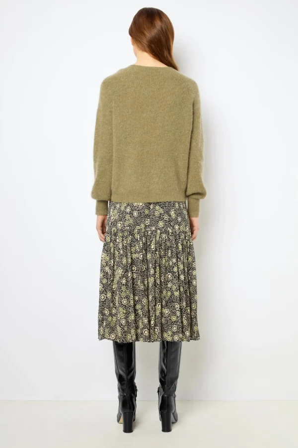 Online Mohair round neck sweater- JOLINA Knitwear