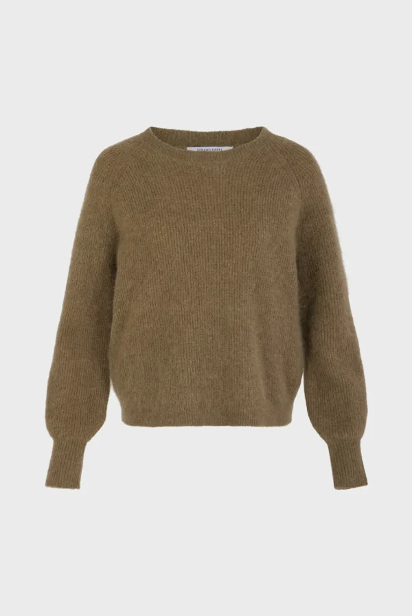 Online Mohair round neck sweater- JOLINA Knitwear