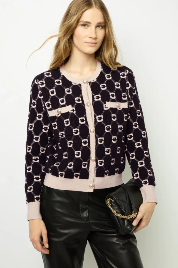 Store Monogram cardigan - JANKA Knitwear