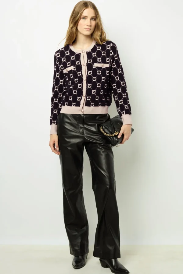 Store Monogram cardigan - JANKA Knitwear