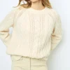 Flash Sale Natural velvet flare pants - ANNA Knitwear