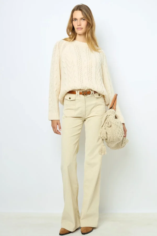 Discount velvet flare pants - ANNA Trousers