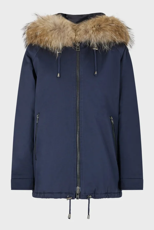 Sale Parka with fur hood - LEONORE Coats