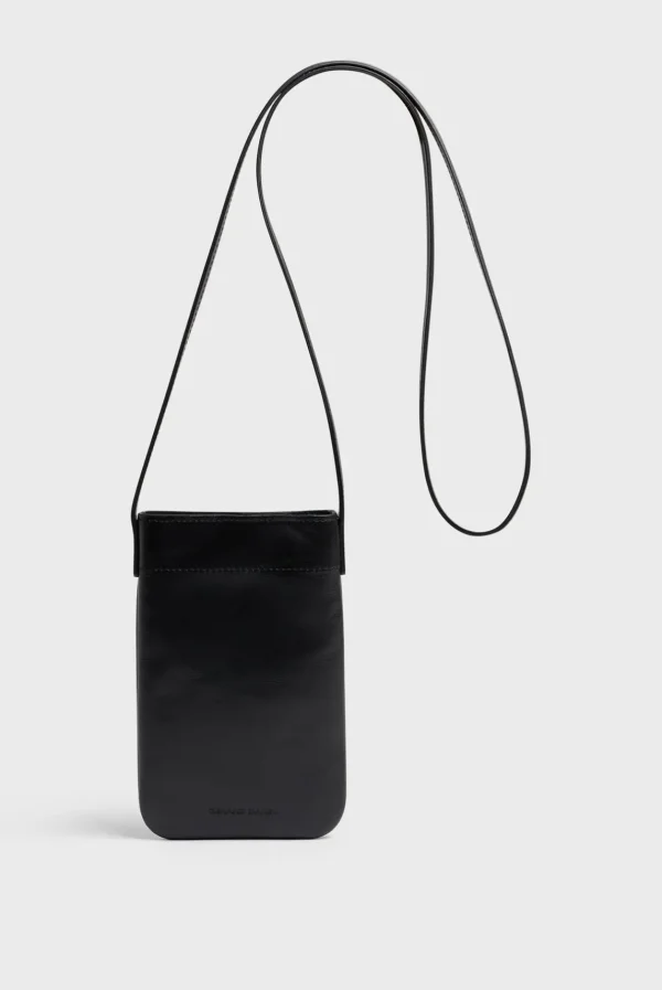 Sale Phoneholder in plain leather - LADYPHONE Shoulder Bags | Leather Goods