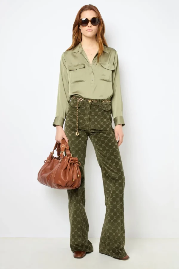 Clearance Plain satin blouse - BRIGITTE Shirts & Blouses