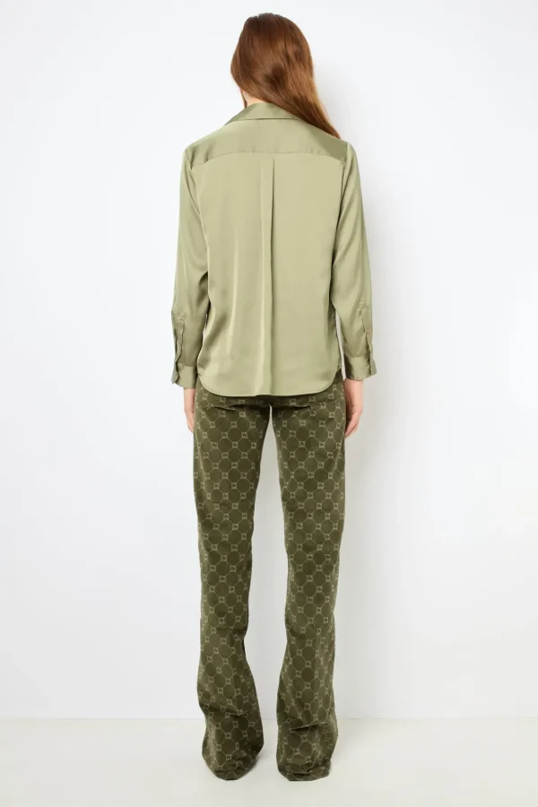 Clearance Plain satin blouse - BRIGITTE Shirts & Blouses