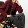 New Plain wide jacket - MARINE Jackets