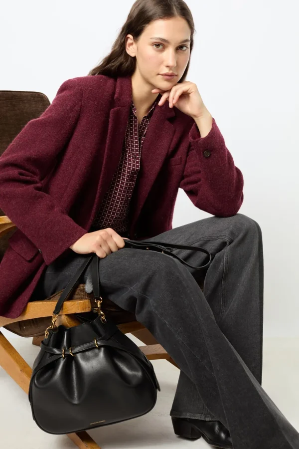 New Plain wide jacket - MARINE Jackets