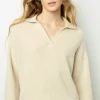 Fashion Plain wool polo shirt - JANA Knitwear