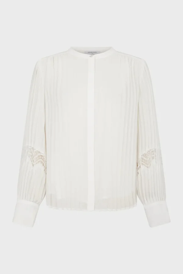 Best Sale Pleated lace top - BELLINE Shirts & Blouses