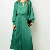 Sale Pleated satin blouse - BABETH Skirts