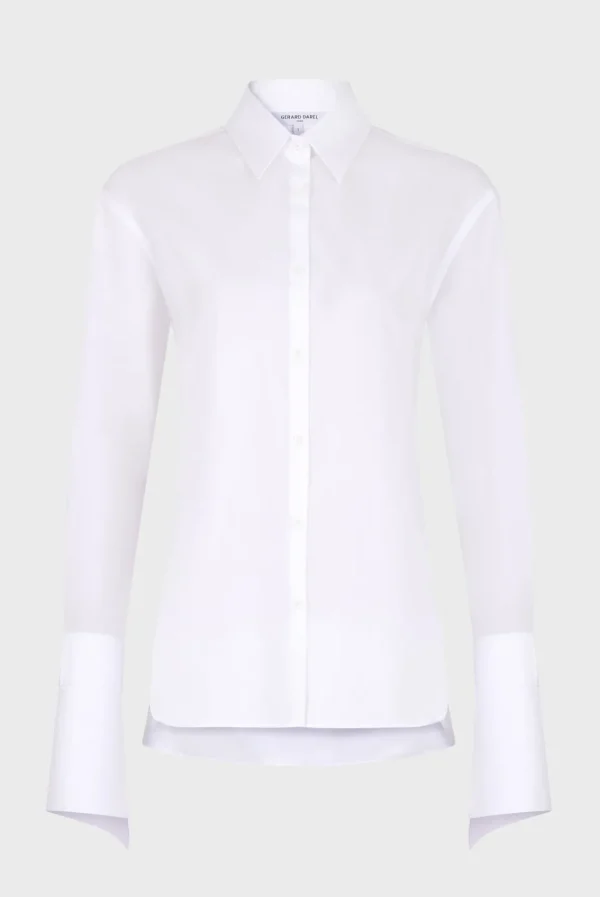 Flash Sale Poplin shirt - CORALIE Shirts & Blouses