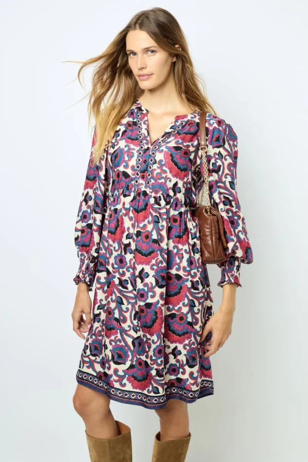 Clearance Print mini dress - SAMIA Dresses