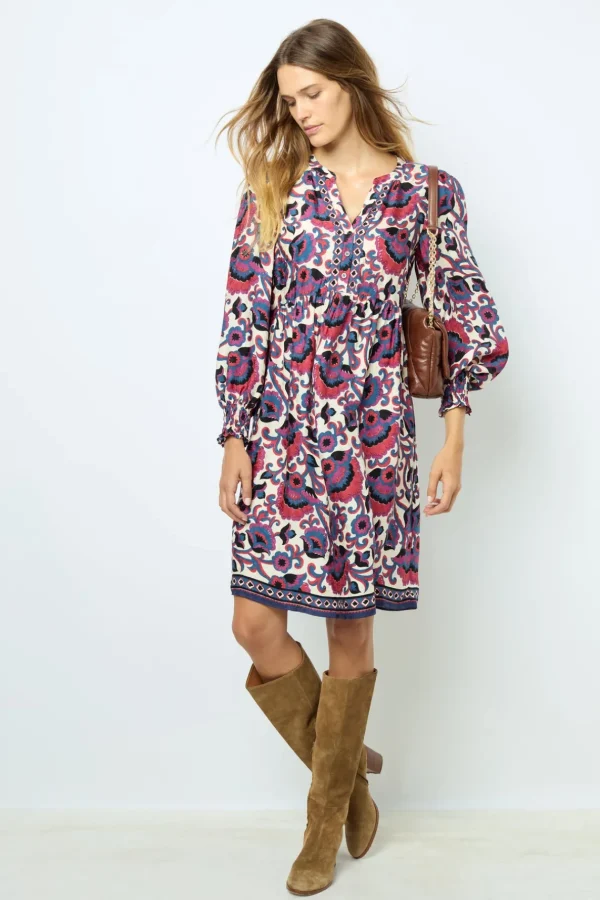 Clearance Print mini dress - SAMIA Dresses