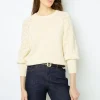 Best Pullover with openwork sleeves - JOELYNE Knitwear
