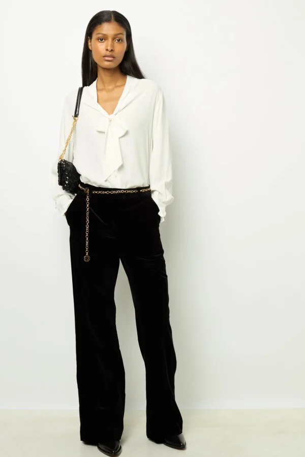 Cheap Pussy-bow collar blouse Shirts & Blouses