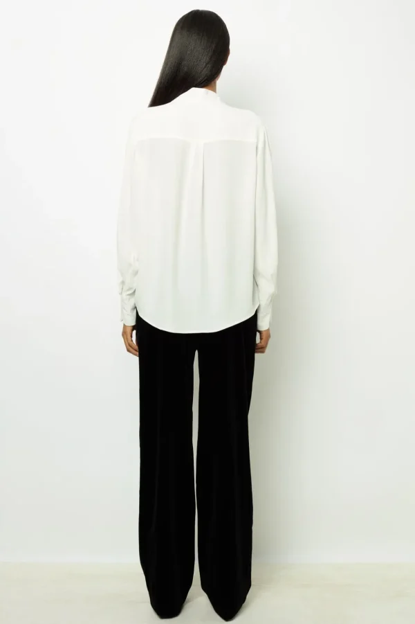 Cheap Pussy-bow collar blouse Shirts & Blouses