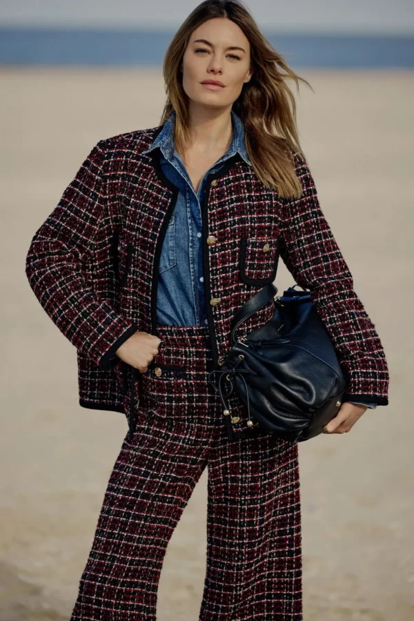 Best Red tweed jacket with braid - MAIWENN Jackets | Suits & Outfits