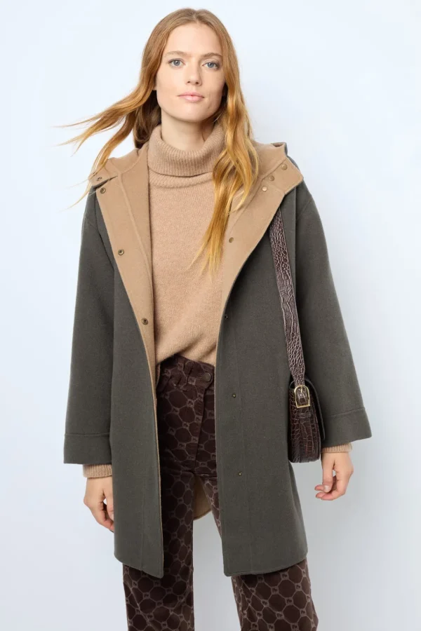 Best Sale Reversible hooded coat - LANE Coats
