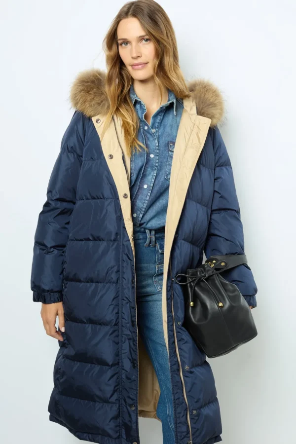 Hot Reversible hooded down jacket - LAIS Coats