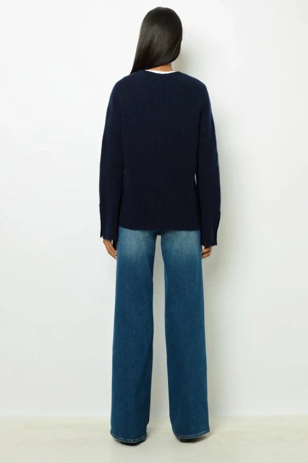 Cheap Ribbed wool sweater - JOYCA Knitwear