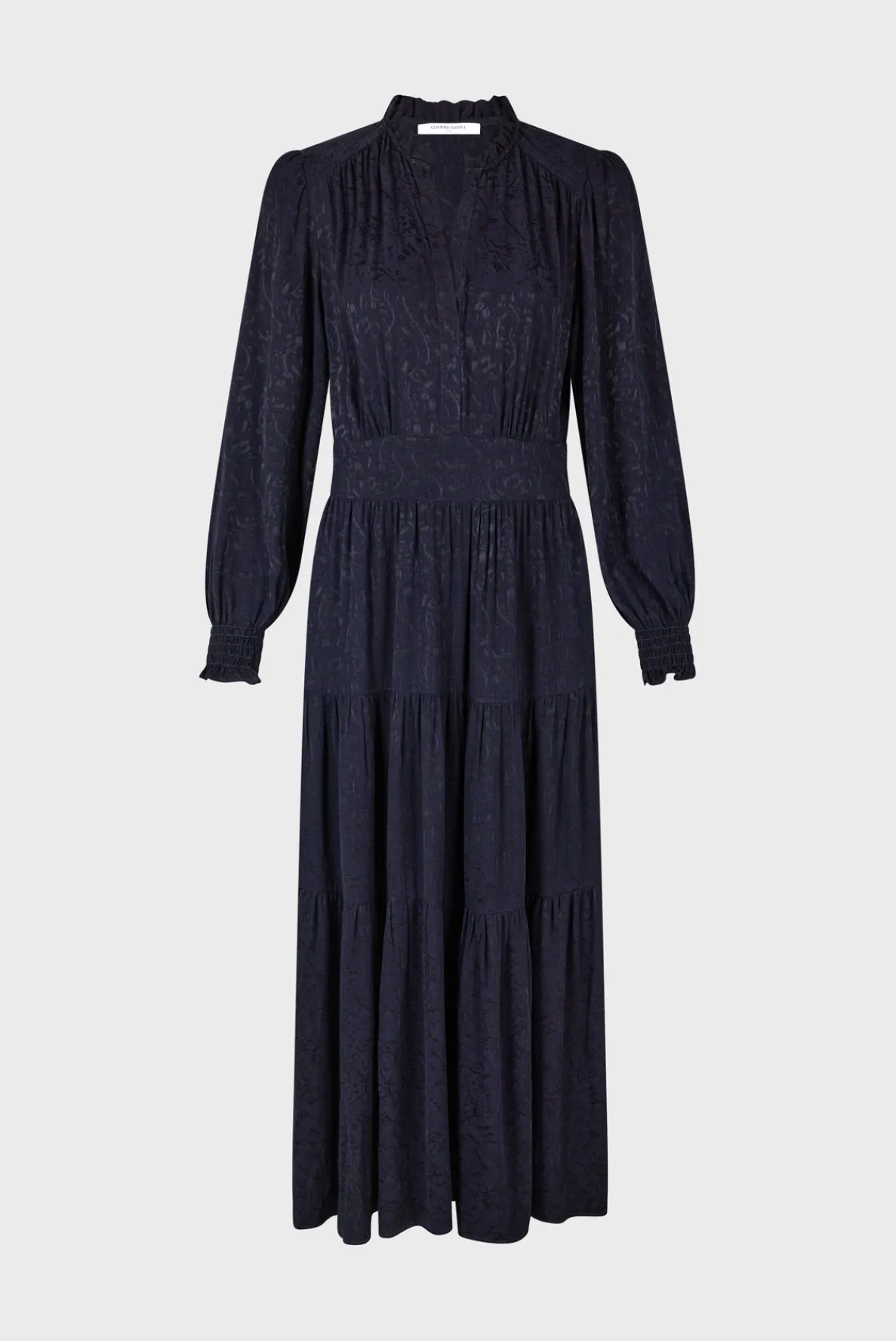ruffled_jacquard_maxi_dre_5.webp Best Ruffled jacquard maxi dress - SANDRINE Dresses
