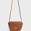 Outlet Saddle bag in leather - LE CAMILLE Shoulder Bags