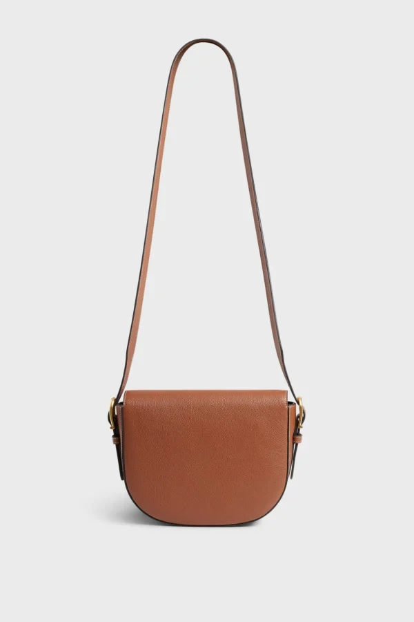 Outlet Saddle bag in leather - LE CAMILLE Shoulder Bags