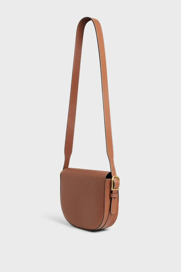 Outlet Saddle bag in leather - LE CAMILLE Shoulder Bags