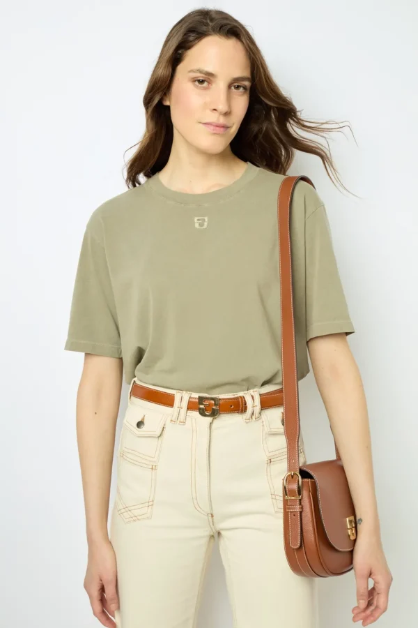Outlet Saddle bag in leather - LE CAMILLE Shoulder Bags
