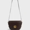 Fashion Saddle bag in leather embossed cr"])self.__next_f.push([1,"oco - LE CAMILLE Shoulder Bags