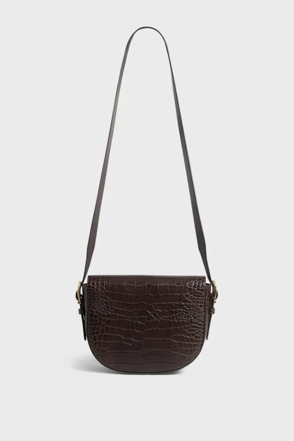 Fashion Saddle bag in leather embossed cr"])self.__next_f.push([1,"oco - LE CAMILLE Shoulder Bags
