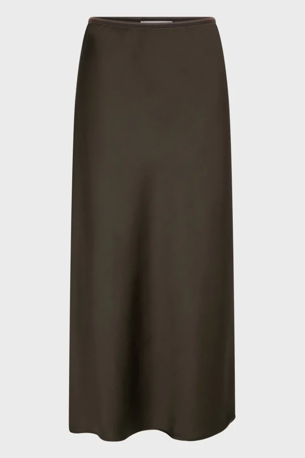 Online Satin midi skirt - CLEMENCE Skirts