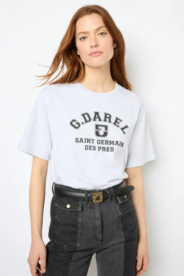 Fashion Screen-printed T-shirt - AXELLE Tops & T-Shirts