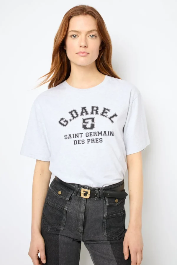 Fashion Screen-printed T-shirt - AXELLE Tops & T-Shirts