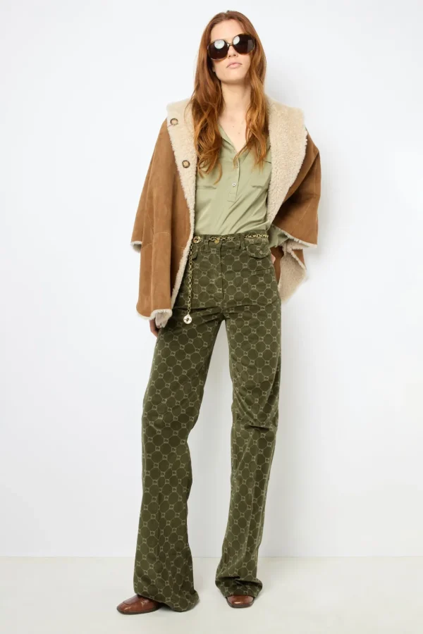 Flash Sale Shearling cape coat - LORIANE Leather & Pelts
