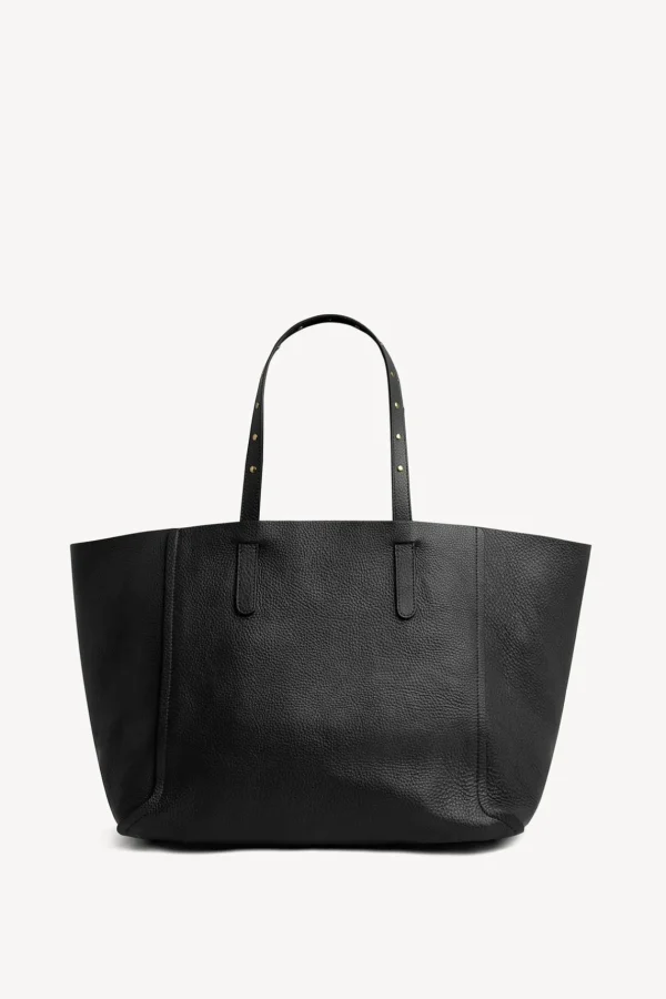 Flash Sale Shopping bag in grainy leather metallic inside - SIMPLE 2 Handbag | Cabas & Tote Bags