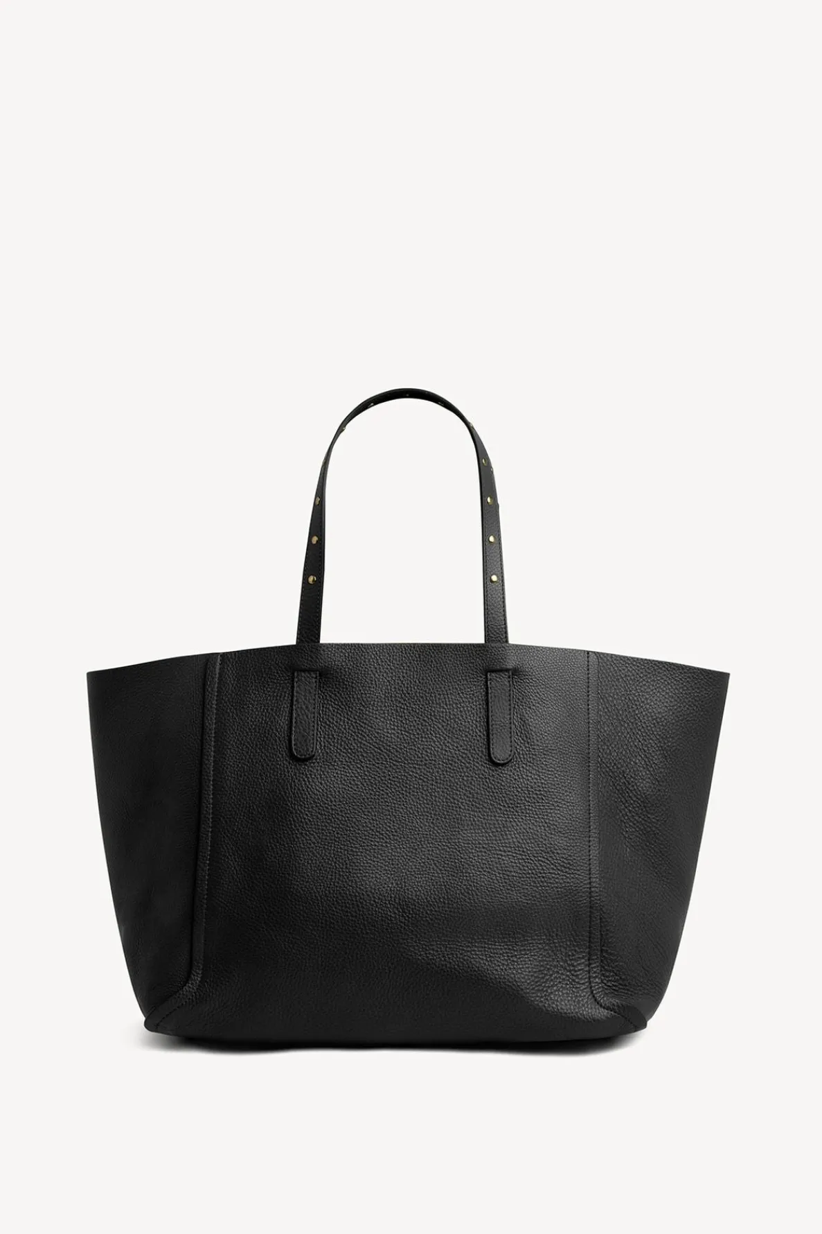 shopping_bag_in_grainy_le_0.webp Flash Sale Shopping bag in grainy leather metallic inside - SIMPLE 2 Handbag | Cabas & Tote Bags