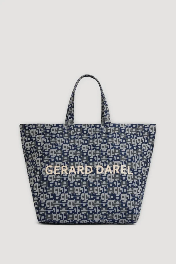 Outlet Shopping bag in jacquard - LOLA Handbag | Cabas & Tote Bags