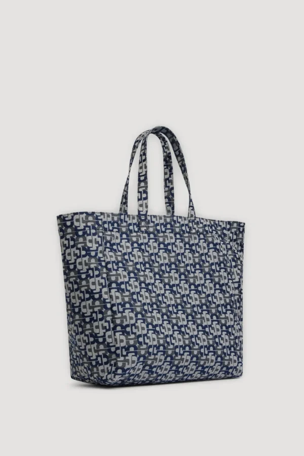 Outlet Shopping bag in jacquard - LOLA Handbag | Cabas & Tote Bags