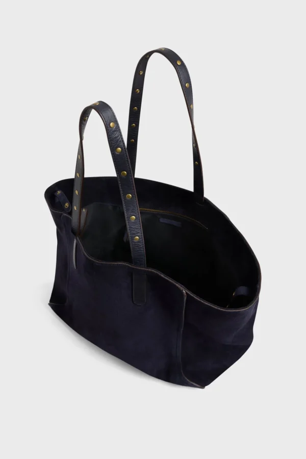 Hot Shopping bag in suede leather - SIMPLE 2 Handbag | Cabas & Tote Bags