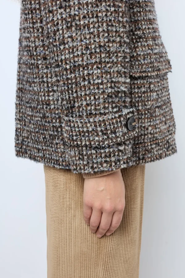 Cheap Short check coat - LEONTINE Coats