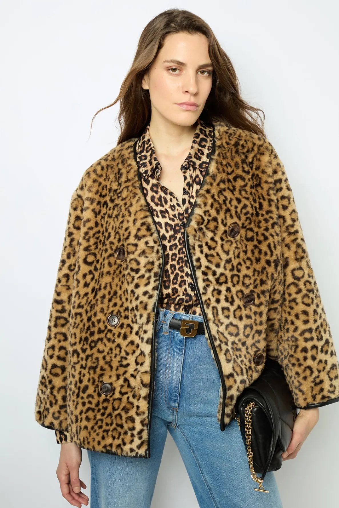 short_coat_with_leopard_p_0.webp Sale Short coat with leopard print - LAISSA Coats