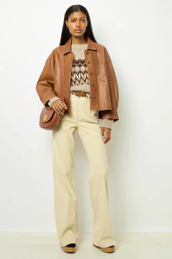 Outlet Short leather jacket - JOCYA Leather & Pelts