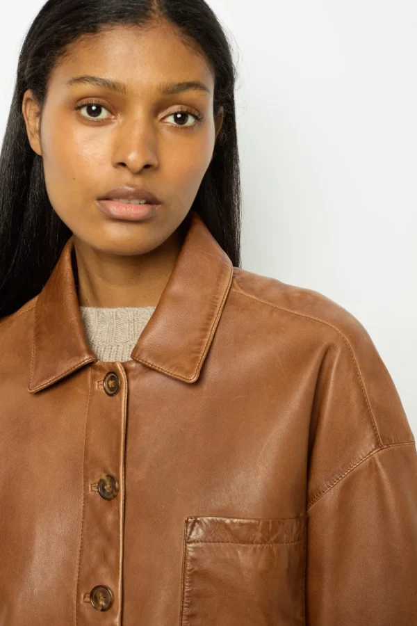 Outlet Short leather jacket - JOCYA Leather & Pelts
