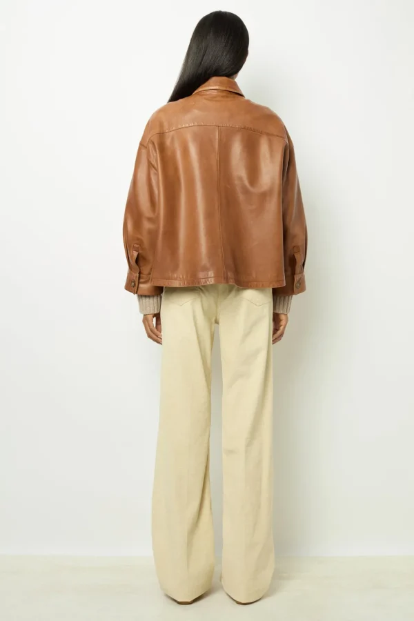 Outlet Short leather jacket - JOCYA Leather & Pelts