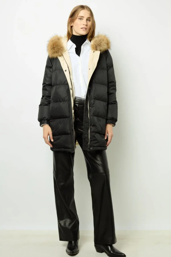 Store Short reversible down jacket - LAINA Coats