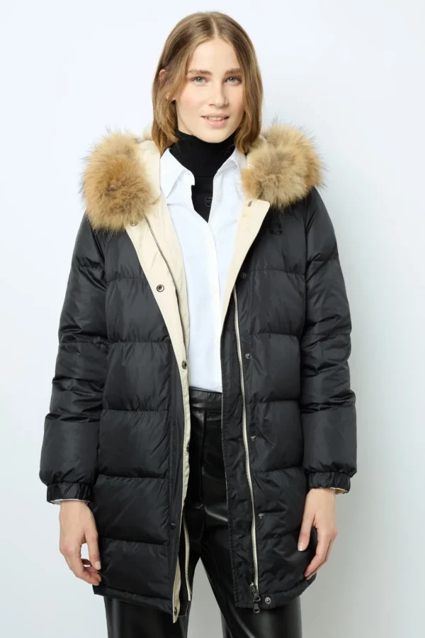 Store Short reversible down jacket - LAINA Coats